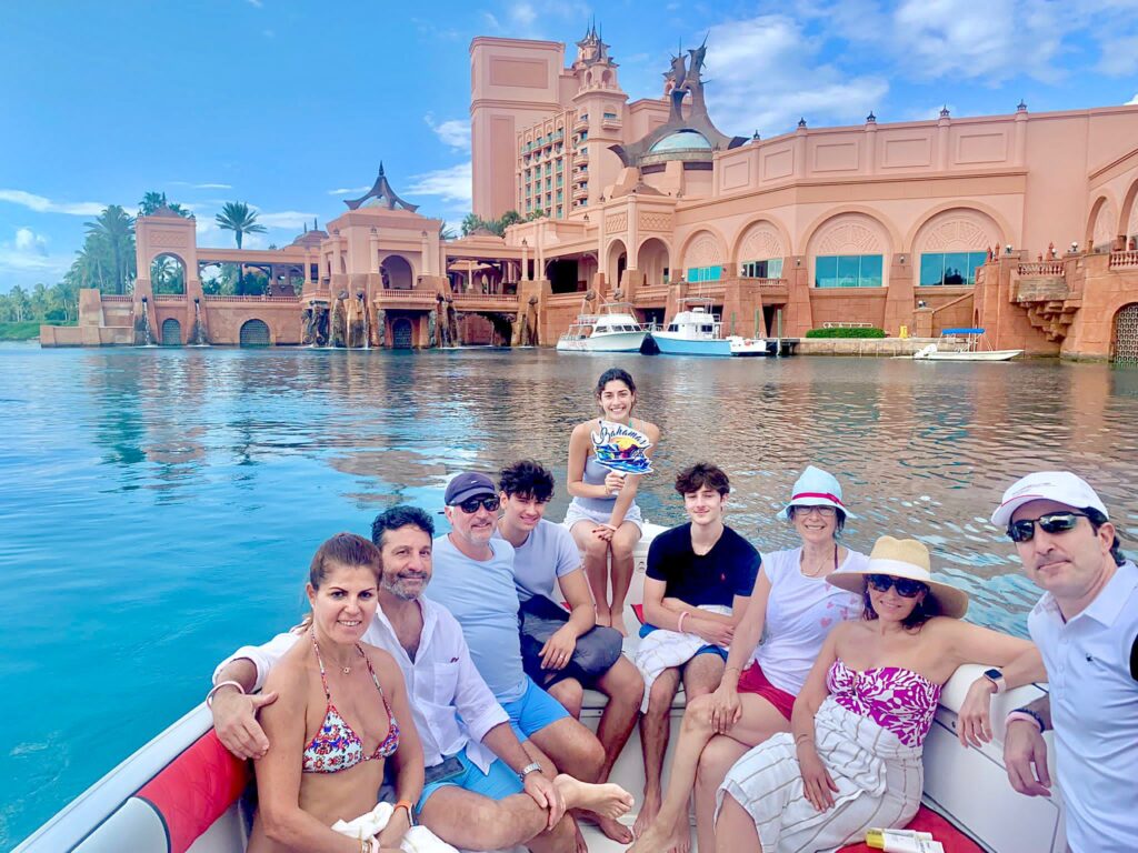 Swimming pigs Feeding the sharks